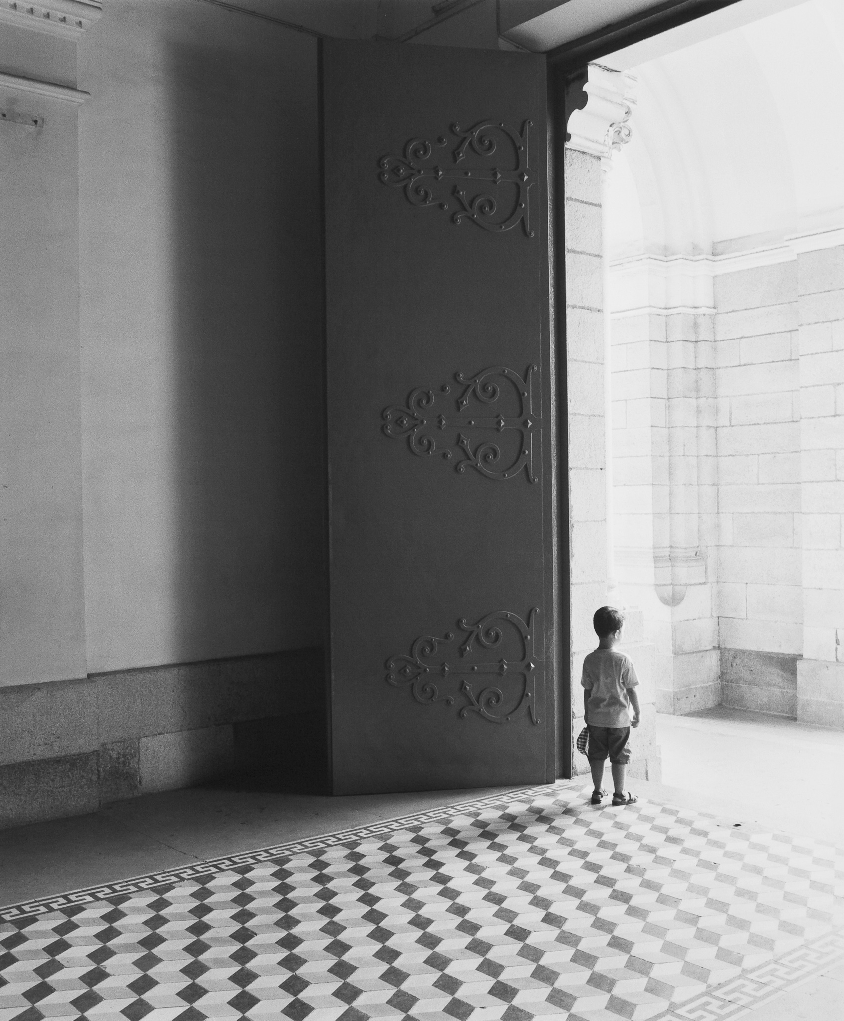 Vietnam & France — Cathedral Door, Ho Chi Minh City